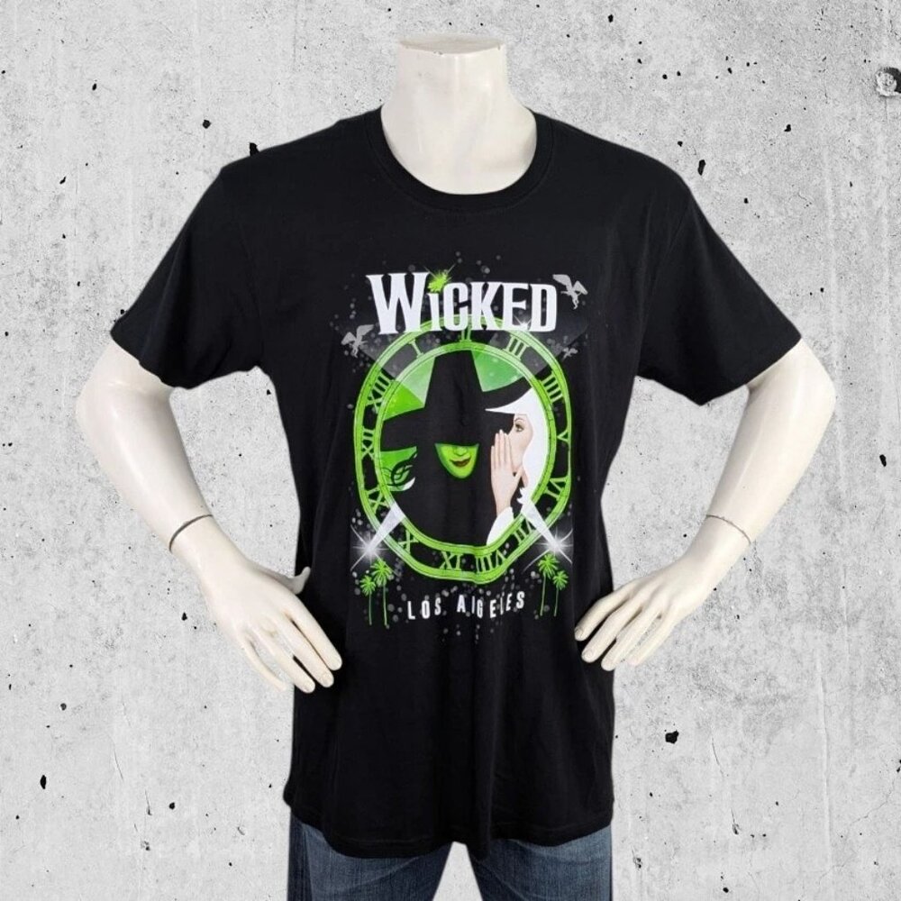 Wicked Musical T Shirt Size XL Los Angeles 100% Organic Cotton